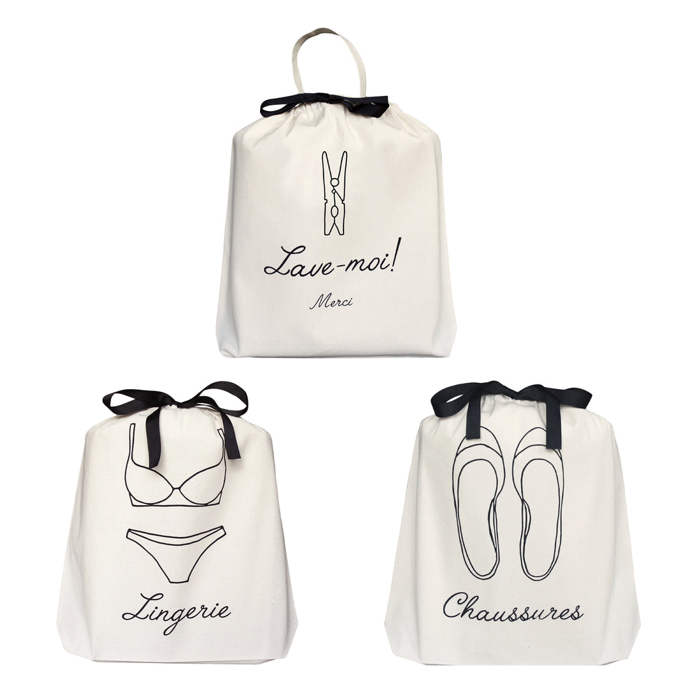 French Collection Travel 3-pack, Cream | Bag-all Europe
