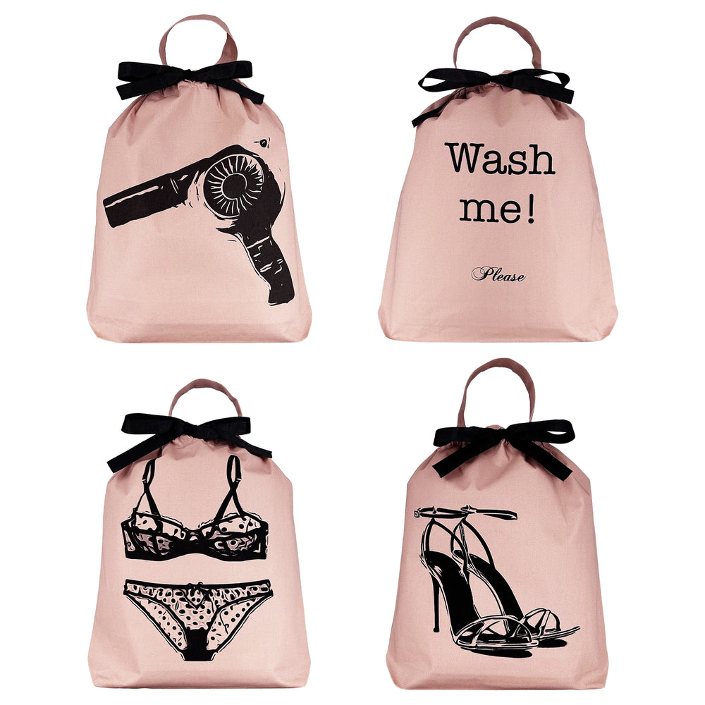 
                                      
                                        Women's Travel Set 4-pack, Pink/Blush | Bag-all Europe
                                      
                                    