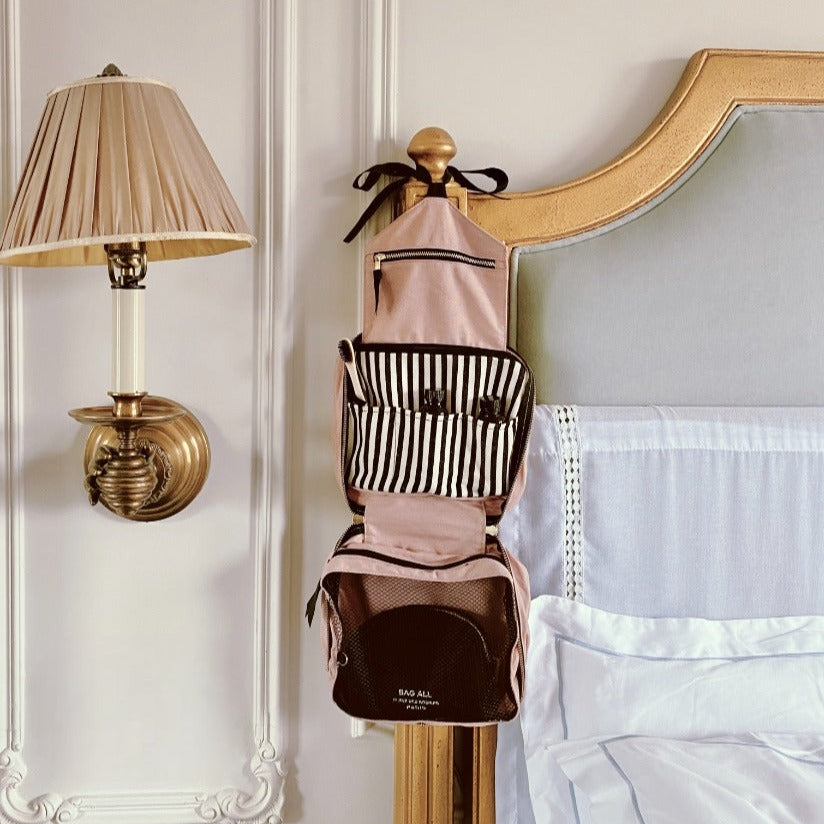 Folding/Hanging Toiletry Case Pink - Bag-all Europe