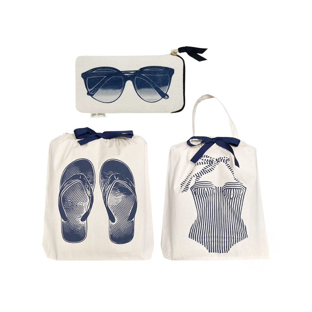 
                                      
                                        3 Piece Beach Vacation Travel Packing Organization Set, 1 Monogram Included, Navy - Bag-all Europe
                                      
                                    