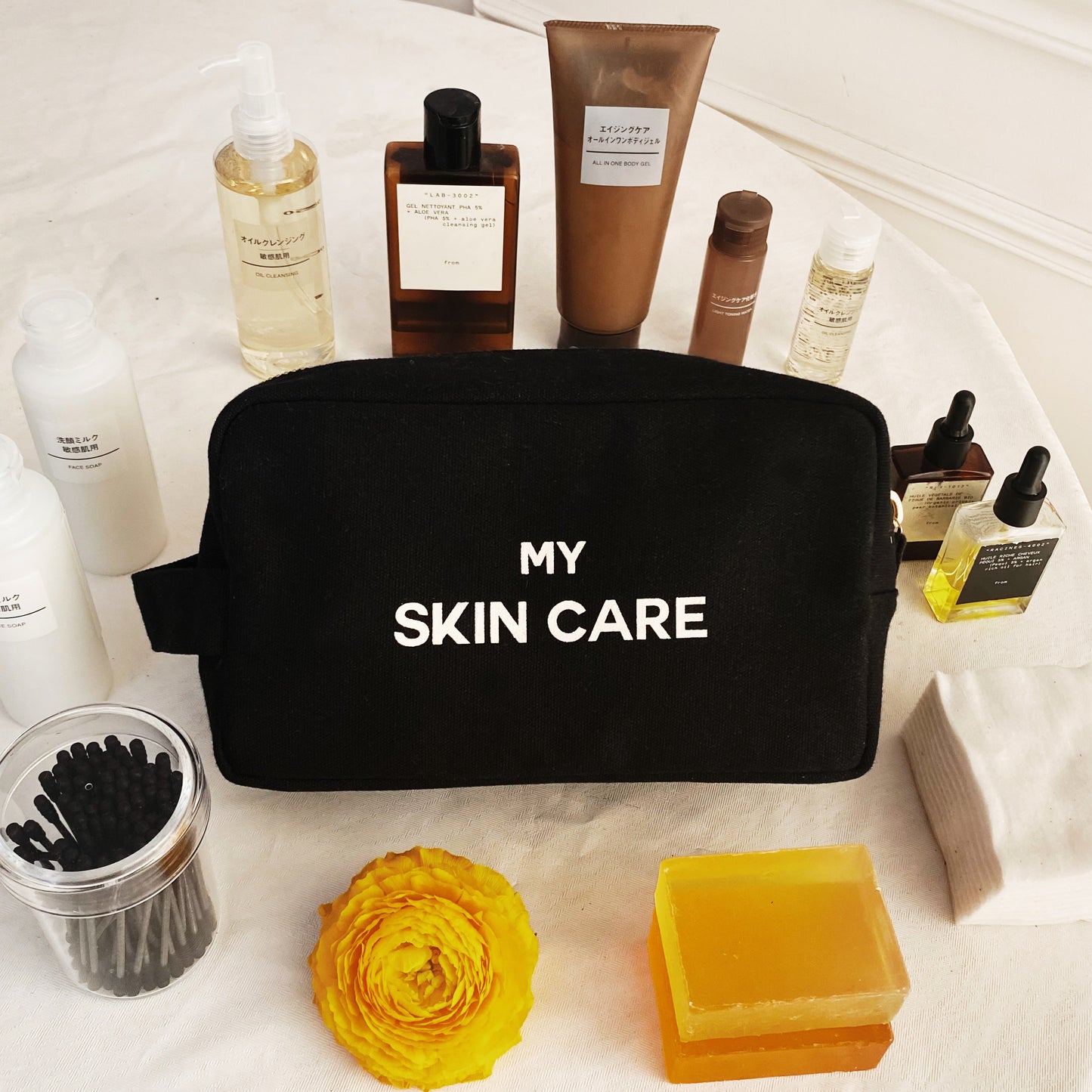 
                                      
                                        My Skin Care - Organizing Pouch, Coated Lining, Personalize, Black - Bag-all Europe
                                      
                                    