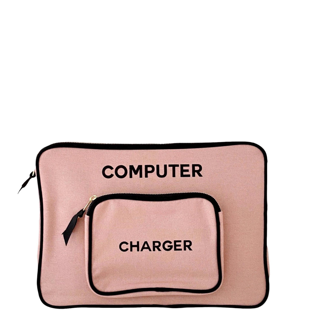 
                                      
                                        Personalized laptop sleeve in blush pink with zippered closures, bag-all
                                      
                                    