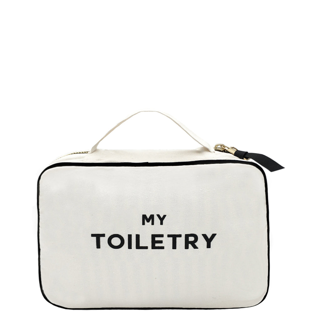 Folding/Hanging Toiletry Case Cream - Bag-all Europe