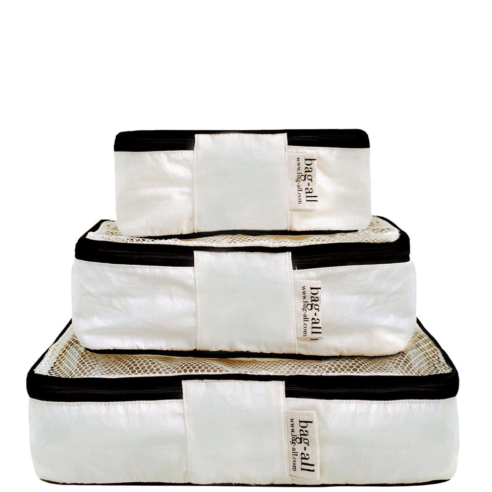 
                                      
                                        Cotton Packing Cubes Natural 3-pack - Bag-all Europe
                                      
                                    