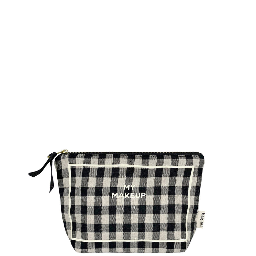 
                                      
                                        My Makeup Pouch with Coated Lining, Personalized, Gingham - Bag-all Europe
                                      
                                    