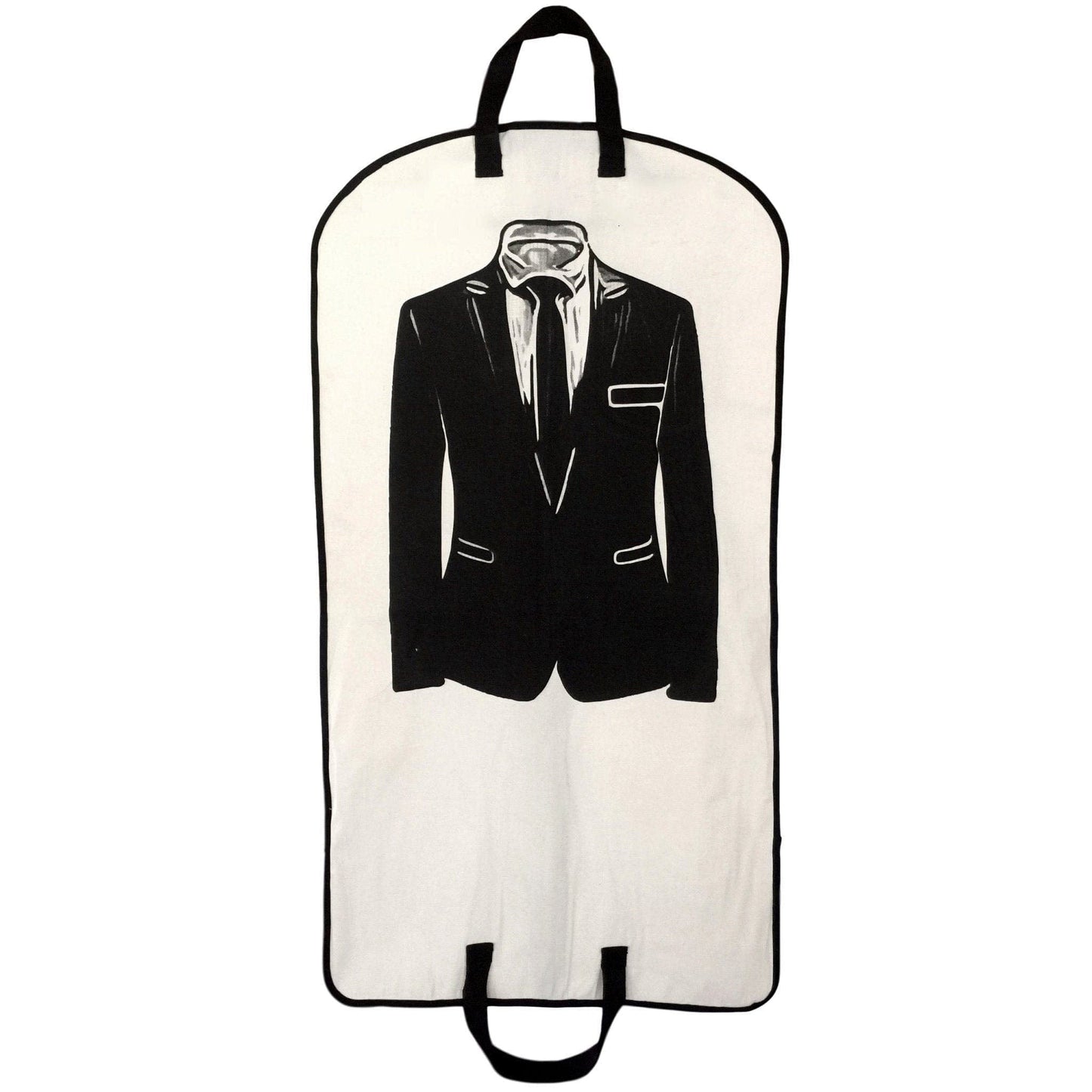 Men's Suit Garment Bag with Pocket, Cream - Bag-all Europe