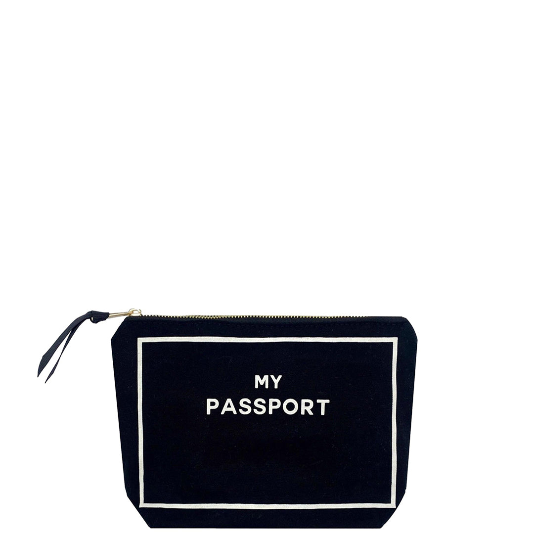 
                                      
                                        Passport & Travel Document Pouch, Personalized, Black - Bag-all Europe
                                      
                                    