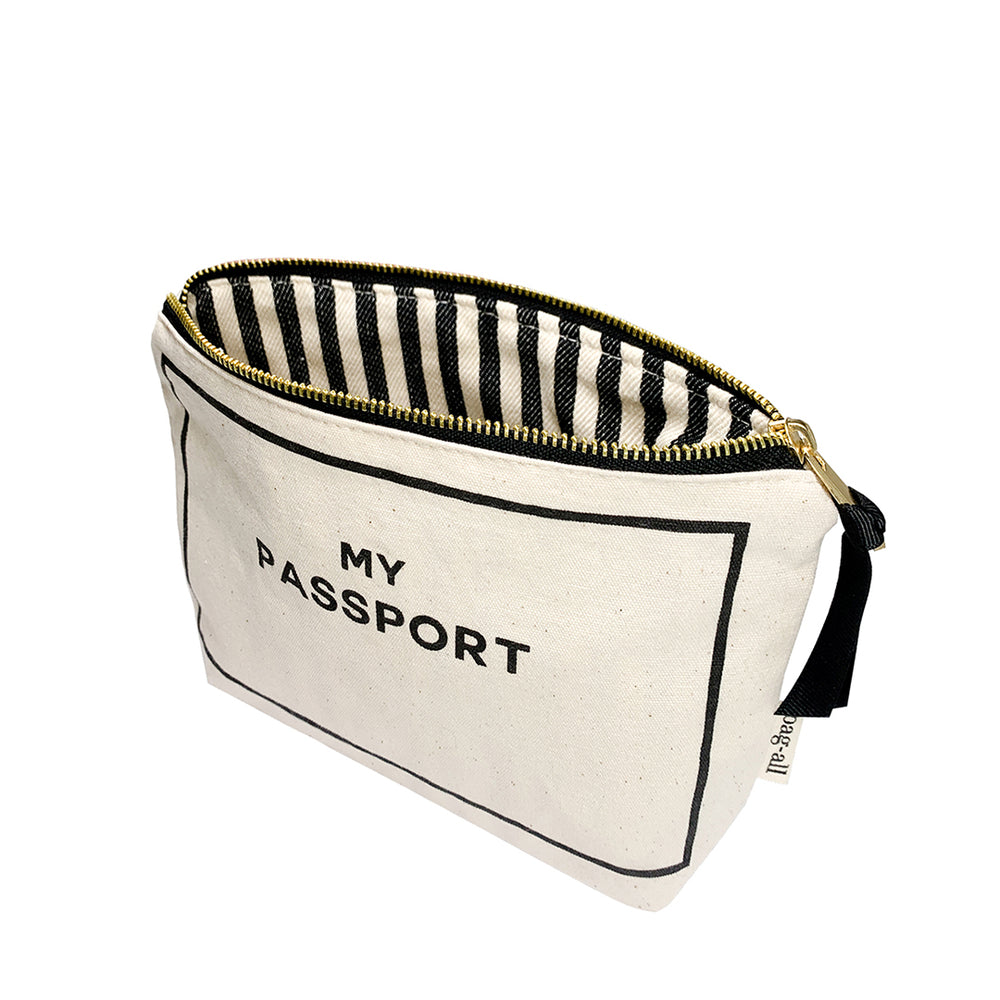 
                                      
                                        Passport & Travel Document Pouch, Personalized, Cream - Bag-all Europe
                                      
                                    