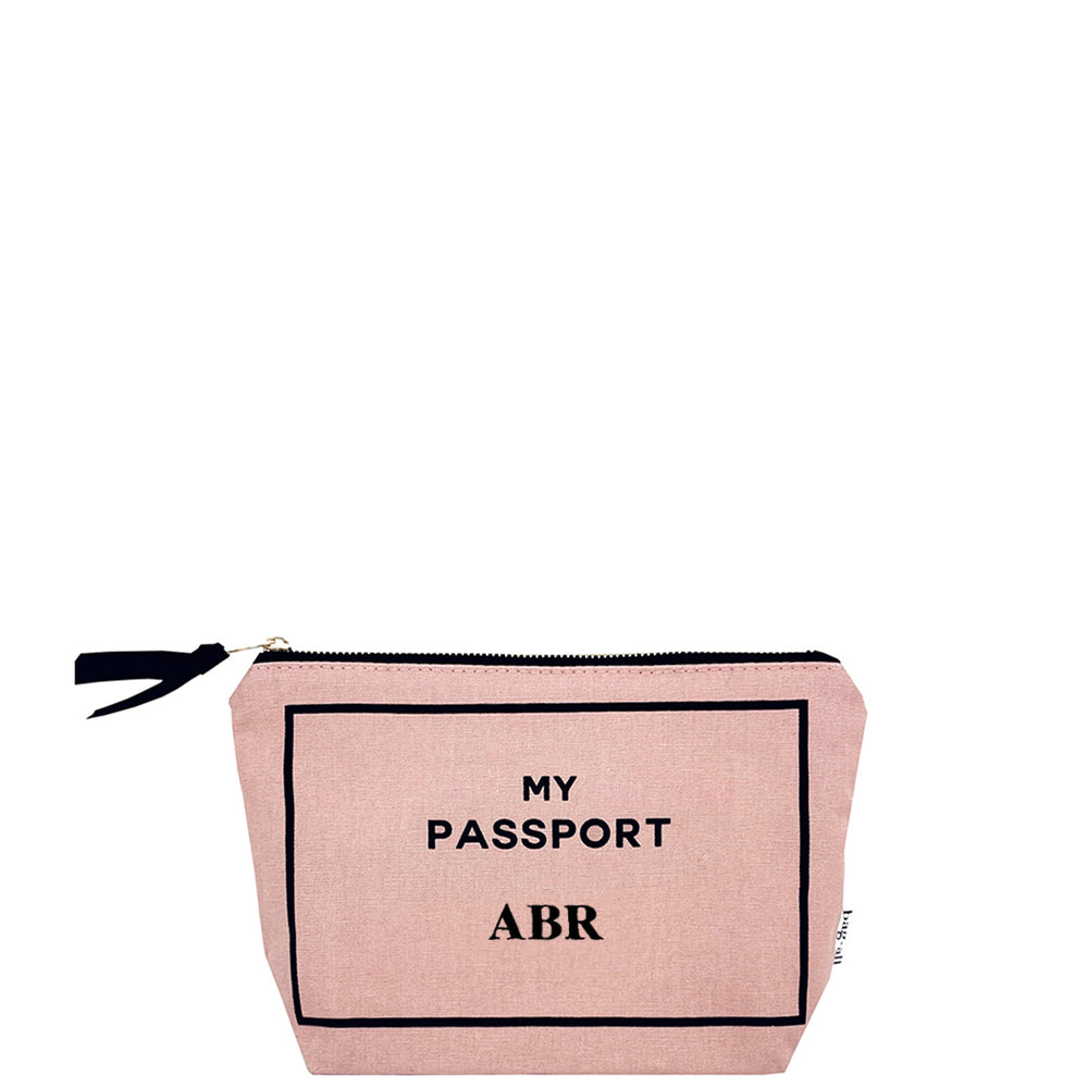 
                                      
                                        Passport & Travel Document Pouch, Personalized, Pink - Bag-all Europe
                                      
                                    